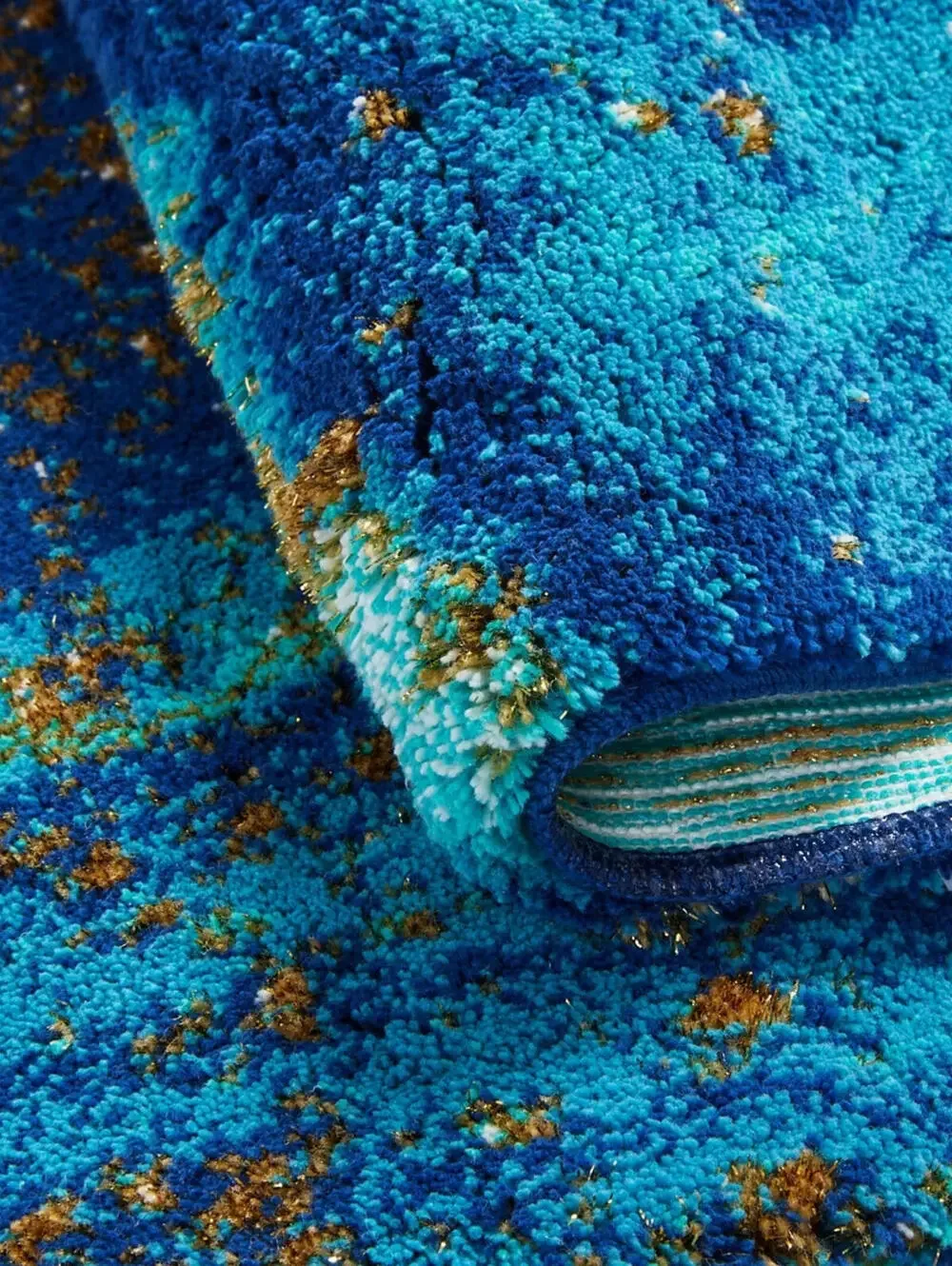 Abyss Big Blue Bath Rug, 27